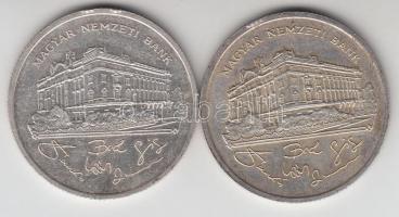 1992. 200Ft Ag "MNB" (2x) T:2