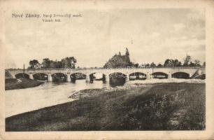 Érsekújvár Nové Zámky; vasúti híd / railway bridge (small tear)