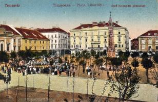 Temesvár Jenő herceg tér, térzenével