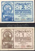 1919. "Ganz Törzsgyár" 1K T:II + 2K T:I