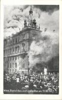 1927 Vienna Palace of Justice on fire