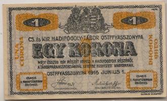 Ostffyasszonyfalva/ hadifogolytábor 1916. 1K T:I