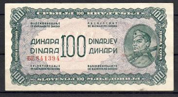 Jugoszlávia 1944. 100D T:I