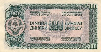 Jugoszlávia 1944. 100D T:I