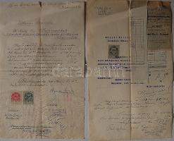 2db étkezési számla orosz hadifoglyok