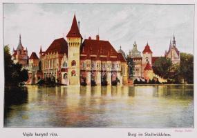 cca 1900 Budapest városképes füzet színes nyomatokkal és rengeteg reklámmal. Tűzve, a borító hiányzi...