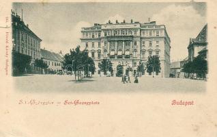 Budapest Szent-György tér hosszúcímzéses