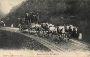 Schweizerische Gebirgspost / Swiss post carriage