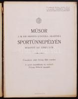 1925 Ludovikás Levente, IV/1, mellékelve a M. Kir. Honvéd Ludovika Akadémia sportünnepélyének műsora...