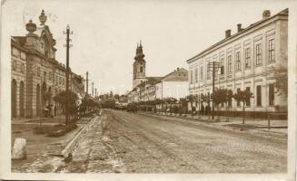 Szenttamás Fő utca / Main street (fa)