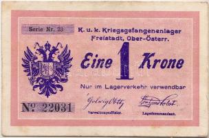 Ausztria Freistadt/ hadifogolytábor (I. Világháború) 1K T:II+