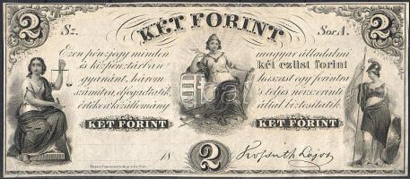 18.. Emigrációs "Kossuth-bankó" Philadelphia 2Ft Sor:"A" T:I