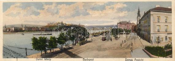 Budapest Dunai látkép hoosszúkás lap (EK)