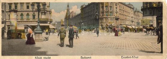 Budapest Erzsébet krt hosszúkás lap (EM)