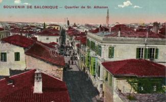 Thessaloniki, Salonique; quartier de St. Athanas