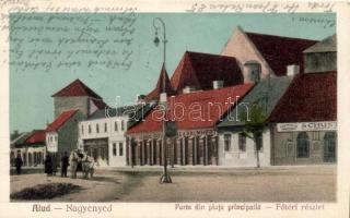 Nagyenyed main square, pharmacy