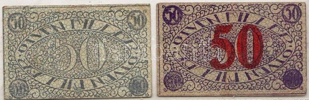 1919. Pécs 50f 2 klf típusban T:II