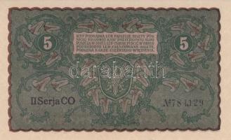 Lengyelország 1919. 5M T:I
Poland 1919. 5 Marek C:UNC