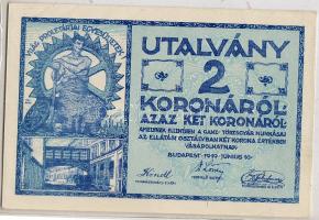 1919. "Ganz Törzsgyár" 2K sorozatszám nélkül! T:I