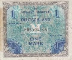 Német 3. Birodalom / Szövetséges megszállás 1944. 1M (2x) T:III
German Third Reich / Allied occupati...