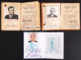 5 db igazolvány és útlevél