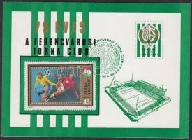 1974 Juhász Ferenc FTC labdarúgó aláírt kártya