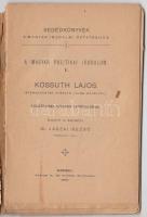 Jászai Rezső: Kossuth Lajos. Szeged 1902. Traub. 78p. ragasztott gerinccel