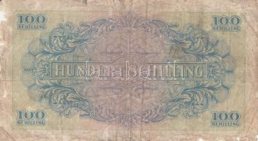 Ausztria / nemzetközi megszállás 1944. 1Sch + 2Sch + 5Sch + 50Sch felülbélyegzéssel + 100Sch felülbé...