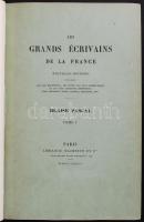 Pascal, Blaise: Oeuvres de - -. Tome I. et II. Nouvelle edition... par M. Prosper Faugere. (Les Gran...