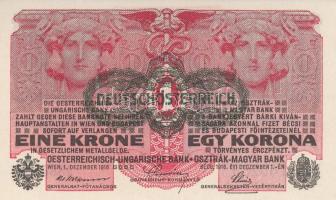 1916. 1K "Deutschösterreich" felülnyomással (5x) ebből 3db-2db egymás utáni sorszámmal T:I