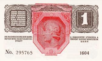 1916. 1K "Deutschösterreich" felülnyomással (5x) ebből 3db-2db egymás utáni sorszámmal T:I