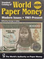 Standard Catalog of World Paper Money Modern Issues 1961-present, 12th edition / 12. kiadás
