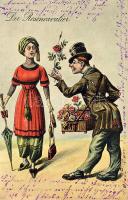 Litho humoros üdvözlőlap