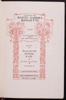 Rosetti, Dante Gabriel: Poems by - -. In two volumes. With illustrations from his own designs. Ed. E...