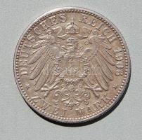 D.Reich/Baden 1906. "Gold. Hochzeit" 2M Ag T:2