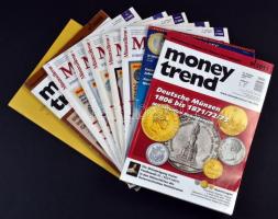 2db Money Trend (2008/4 és 2011/9) + 5db Münzen Revue 2003-2005 + 1db Deutsches Münzen Magazin + Umlauffähige Österreichische Scheidemünzen