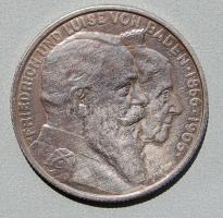 D.Reich/Baden 1906. "Gold. Hochzeit" 2M Ag T:2