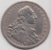 Német Államok / Bajorország 1760. Tallér "III. Miksa / Madonna" München ezüstözött hamisítványa T:3 German States / Bavaria 1760. Thaler "Maximilian III, Josef" Munich silver plated fake C:F