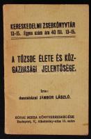 danosházai Jámbor László: A tőzsde élete és közgazdasági jelentősége. Minikönyv. 140p.