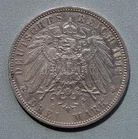 D.Reich/Poroszország 1912. 3M Ag T:2/3