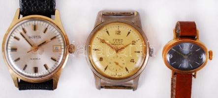 3 db működőképes mechanikus karóra