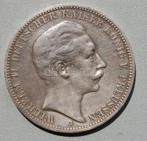 D.Reich/Poroszország 1909. 3M Ag T:2/3