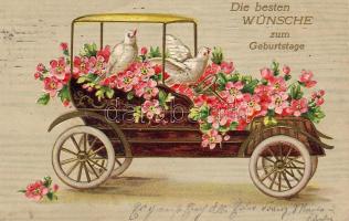 Dombor litho üdvözlőlap