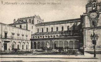 Monreale, Cattedrale, Piazza del Minicipo / cathedral, the town hall square