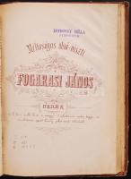 Bartalus István: Magyar Népdalok. Egyetemes gyűjtemény. Budapest 1873. Tettey Nándor és társa. Gerin...