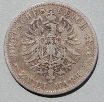 D.Reich/Poroszország 1876B. 2M Ag Wilhelm I T:3/4+