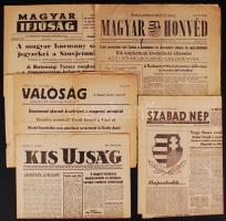 1858-1963 Óriási újságtétel: több mint 30 féle újság több száz száma, benne Mátyás Diák és 56-os gyűjtemény