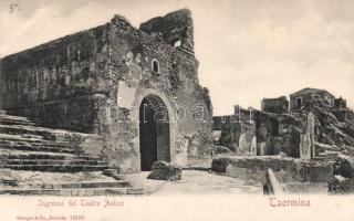 Taormina, entrance of the theater