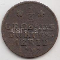 Német Államok / Poroszország 1797B 1/2Gr Cu "II. Frgyes Vilmos" T:2-,3 German States / Prussia 1797B 1/2 Groschen Cu "Friedrich Wilhelm II" C:VF,F