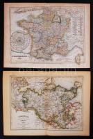 1841-1854 11db térkép főleg európai városokról, országokról (London, Finnischen Meerbusen, Holstein ...